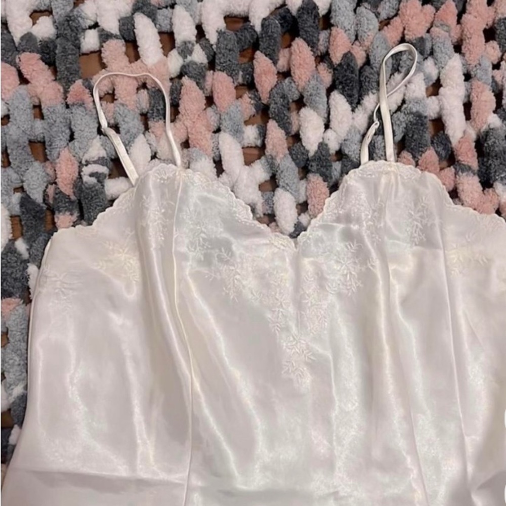 White Slip Lingerie Dress